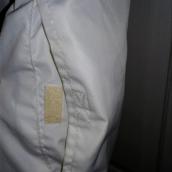 Polo Golf Ralph Lauren Crest V neck Windbreaker pullover Jacket XL Off White - Picture 5 of 6